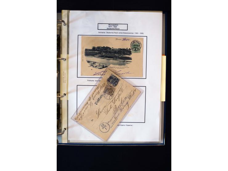 1828/1923, schöne und umfangreiche Sammlung in 7 Alben, dabei ab Vorphila über Preußen und Deutsches Reich mit gutem Brustchi
