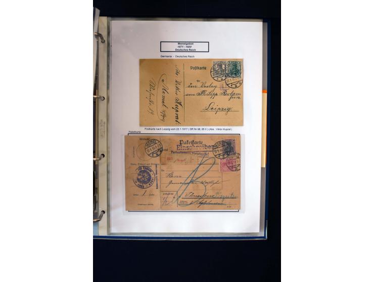 1828/1923, schöne und umfangreiche Sammlung in 7 Alben, dabei ab Vorphila über Preußen und Deutsches Reich mit gutem Brustchi