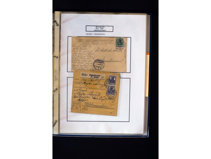 1828/1923, schöne und umfangreiche Sammlung in 7 Alben, dabei ab Vorphila über Preußen und Deutsches Reich mit gutem Brustchi