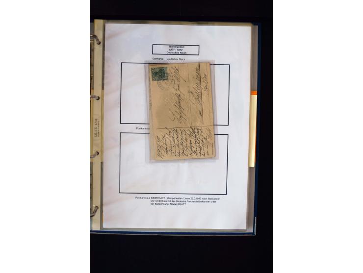 1828/1923, schöne und umfangreiche Sammlung in 7 Alben, dabei ab Vorphila über Preußen und Deutsches Reich mit gutem Brustchi