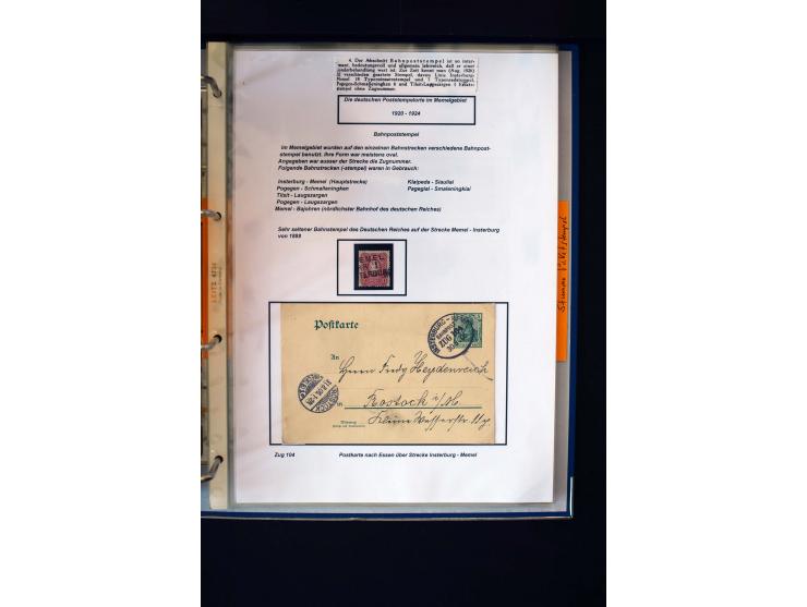 1828/1923, schöne und umfangreiche Sammlung in 7 Alben, dabei ab Vorphila über Preußen und Deutsches Reich mit gutem Brustchi