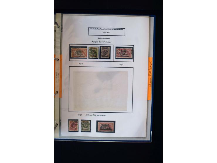 1828/1923, schöne und umfangreiche Sammlung in 7 Alben, dabei ab Vorphila über Preußen und Deutsches Reich mit gutem Brustchi