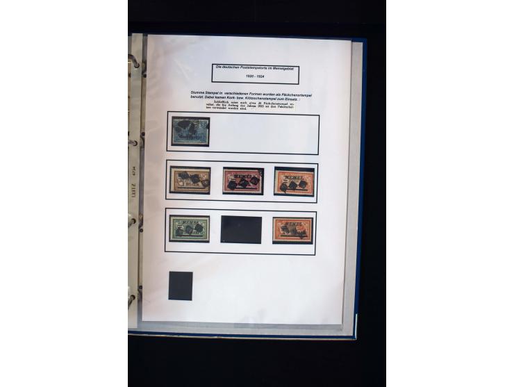 1828/1923, schöne und umfangreiche Sammlung in 7 Alben, dabei ab Vorphila über Preußen und Deutsches Reich mit gutem Brustchi
