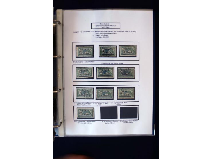 1828/1923, schöne und umfangreiche Sammlung in 7 Alben, dabei ab Vorphila über Preußen und Deutsches Reich mit gutem Brustchi