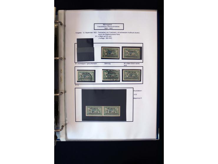 1828/1923, schöne und umfangreiche Sammlung in 7 Alben, dabei ab Vorphila über Preußen und Deutsches Reich mit gutem Brustchi