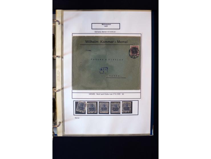 1828/1923, schöne und umfangreiche Sammlung in 7 Alben, dabei ab Vorphila über Preußen und Deutsches Reich mit gutem Brustchi