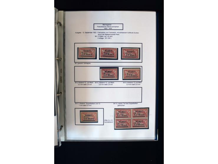 1828/1923, schöne und umfangreiche Sammlung in 7 Alben, dabei ab Vorphila über Preußen und Deutsches Reich mit gutem Brustchi