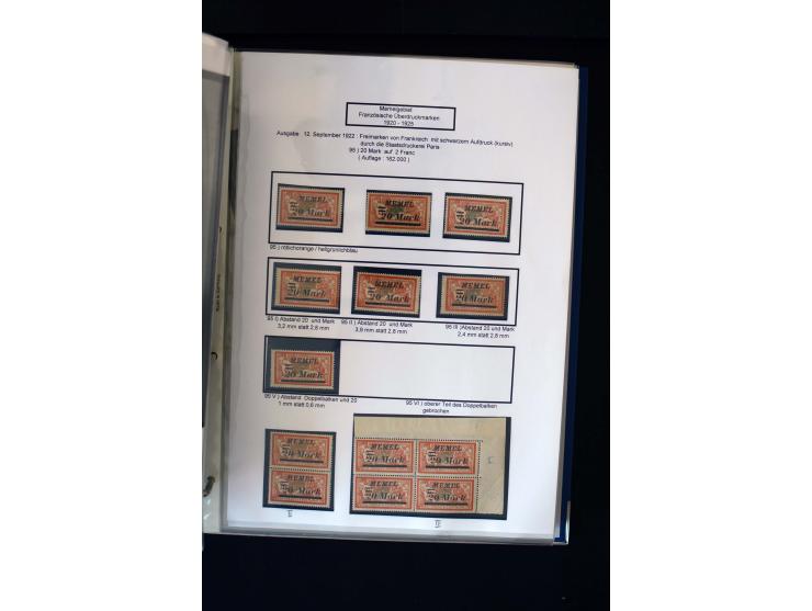 1828/1923, schöne und umfangreiche Sammlung in 7 Alben, dabei ab Vorphila über Preußen und Deutsches Reich mit gutem Brustchi