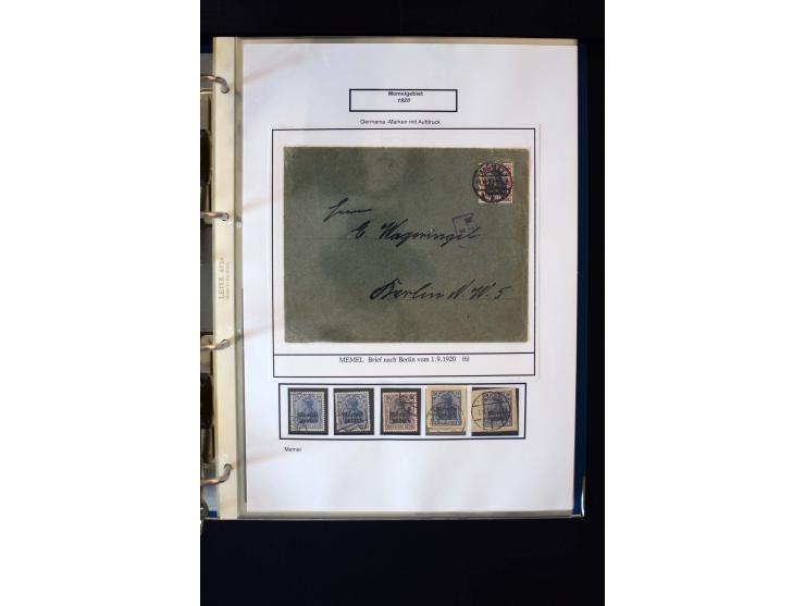 1828/1923, schöne und umfangreiche Sammlung in 7 Alben, dabei ab Vorphila über Preußen und Deutsches Reich mit gutem Brustchi