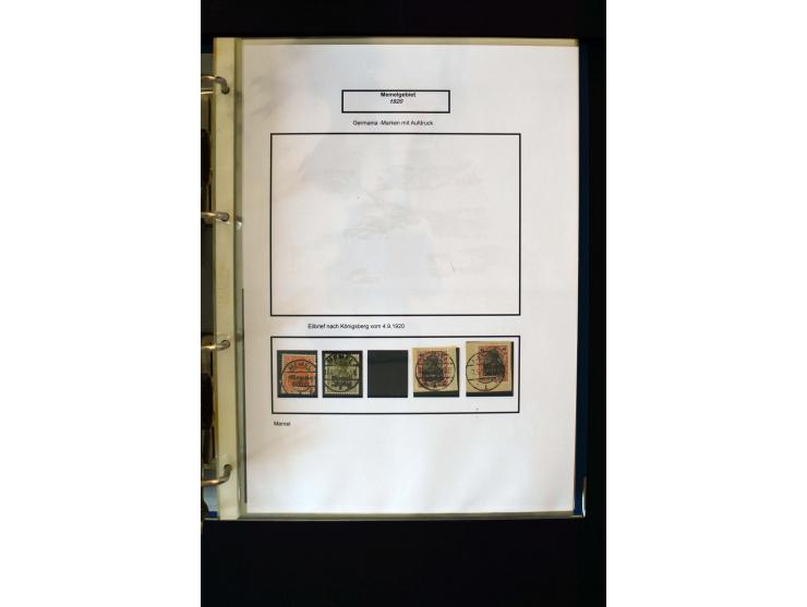 1828/1923, schöne und umfangreiche Sammlung in 7 Alben, dabei ab Vorphila über Preußen und Deutsches Reich mit gutem Brustchi