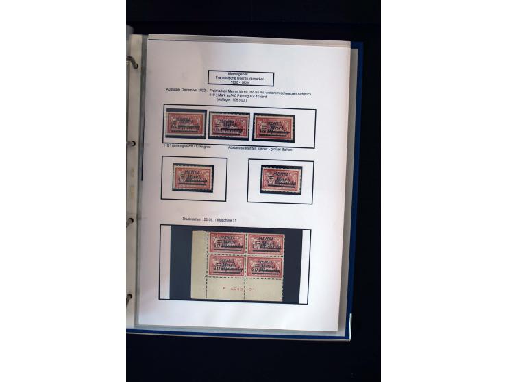 1828/1923, schöne und umfangreiche Sammlung in 7 Alben, dabei ab Vorphila über Preußen und Deutsches Reich mit gutem Brustchi
