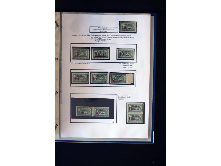 1828/1923, schöne und umfangreiche Sammlung in 7 Alben, dabei ab Vorphila über Preußen und Deutsches Reich mit gutem Brustchi