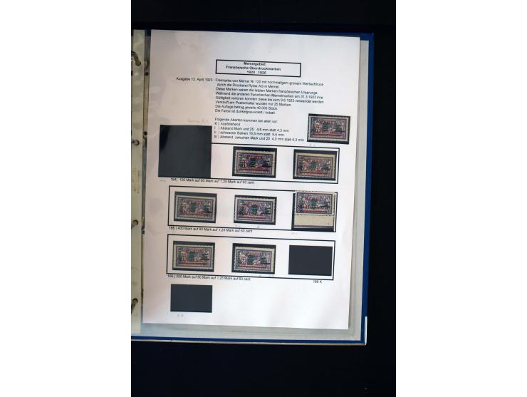1828/1923, schöne und umfangreiche Sammlung in 7 Alben, dabei ab Vorphila über Preußen und Deutsches Reich mit gutem Brustchi