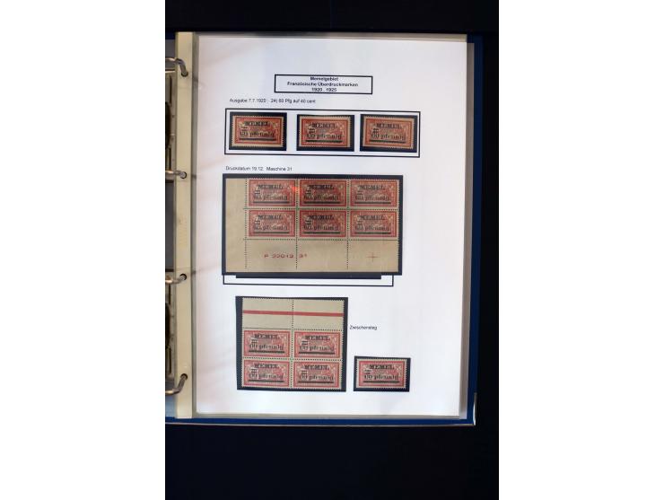1828/1923, schöne und umfangreiche Sammlung in 7 Alben, dabei ab Vorphila über Preußen und Deutsches Reich mit gutem Brustchi