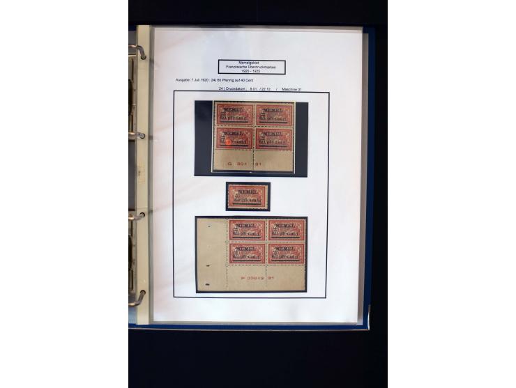1828/1923, schöne und umfangreiche Sammlung in 7 Alben, dabei ab Vorphila über Preußen und Deutsches Reich mit gutem Brustchi