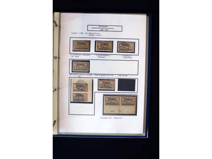 1828/1923, schöne und umfangreiche Sammlung in 7 Alben, dabei ab Vorphila über Preußen und Deutsches Reich mit gutem Brustchi