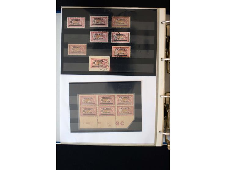 1828/1923, schöne und umfangreiche Sammlung in 7 Alben, dabei ab Vorphila über Preußen und Deutsches Reich mit gutem Brustchi