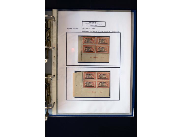 1828/1923, schöne und umfangreiche Sammlung in 7 Alben, dabei ab Vorphila über Preußen und Deutsches Reich mit gutem Brustchi
