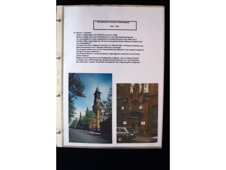 1828/1923, schöne und umfangreiche Sammlung in 7 Alben, dabei ab Vorphila über Preußen und Deutsches Reich mit gutem Brustchi