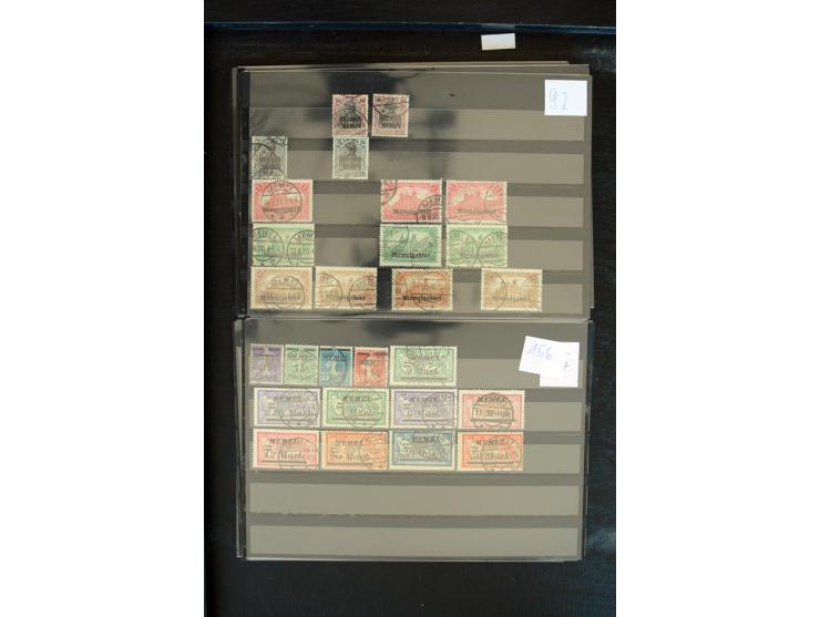 1920/39, sehr gute, fast ausschließlich gestempelte Partie mit vielen guten Werten dabei u.a. 1c(2), 13(9), 31IyPFIa, 33(3), 