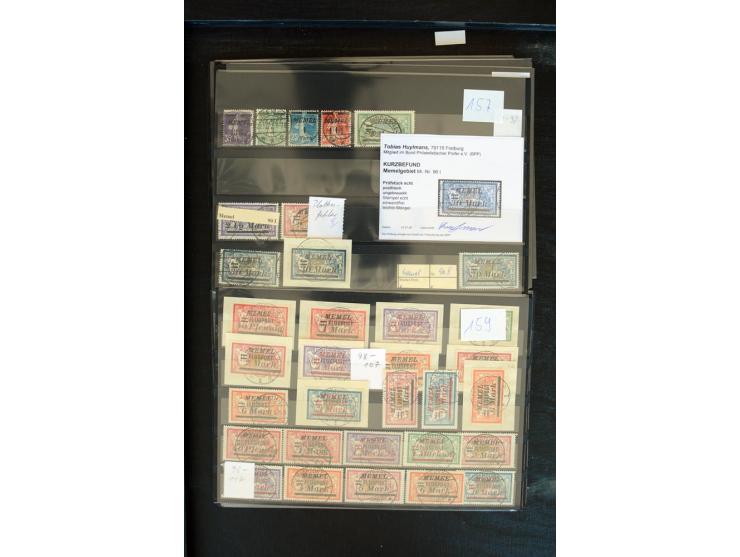 1920/39, sehr gute, fast ausschließlich gestempelte Partie mit vielen guten Werten dabei u.a. 1c(2), 13(9), 31IyPFIa, 33(3), 