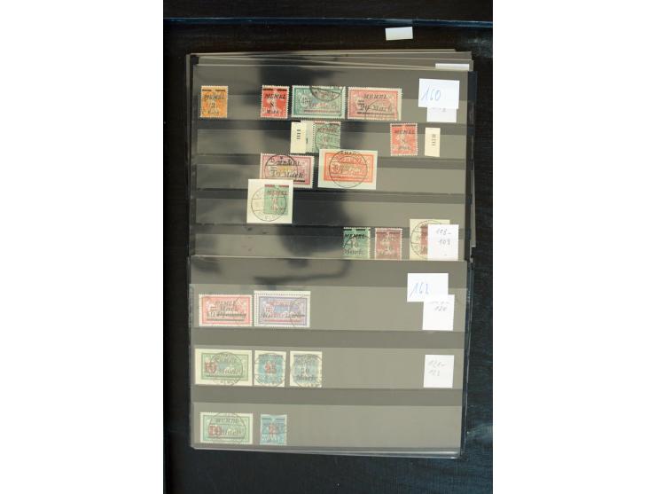 1920/39, sehr gute, fast ausschließlich gestempelte Partie mit vielen guten Werten dabei u.a. 1c(2), 13(9), 31IyPFIa, 33(3), 