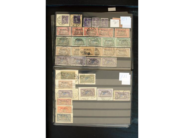 1920/39, sehr gute, fast ausschließlich gestempelte Partie mit vielen guten Werten dabei u.a. 1c(2), 13(9), 31IyPFIa, 33(3), 