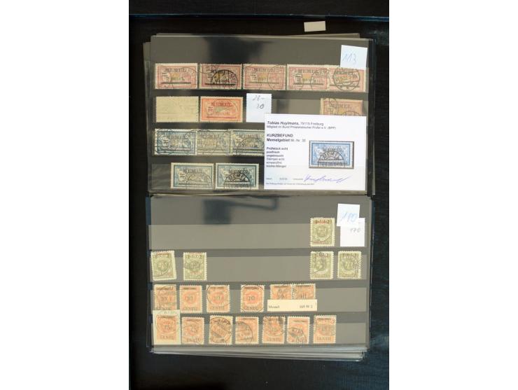 1920/39, sehr gute, fast ausschließlich gestempelte Partie mit vielen guten Werten dabei u.a. 1c(2), 13(9), 31IyPFIa, 33(3), 
