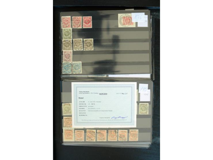 1920/39, sehr gute, fast ausschließlich gestempelte Partie mit vielen guten Werten dabei u.a. 1c(2), 13(9), 31IyPFIa, 33(3), 
