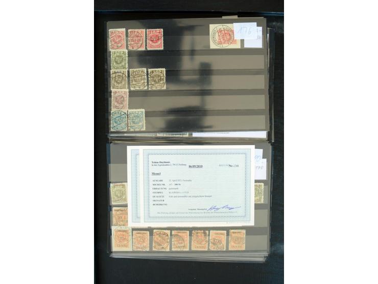 1920/39, sehr gute, fast ausschließlich gestempelte Partie mit vielen guten Werten dabei u.a. 1c(2), 13(9), 31IyPFIa, 33(3), 