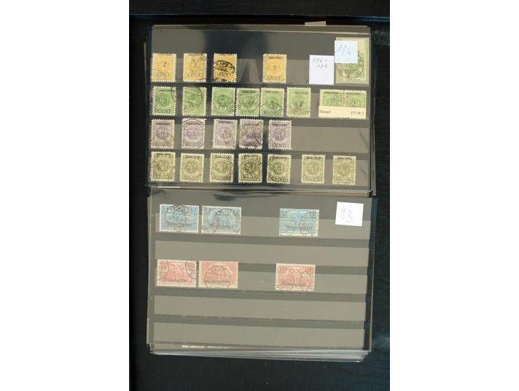 1920/39, sehr gute, fast ausschließlich gestempelte Partie mit vielen guten Werten dabei u.a. 1c(2), 13(9), 31IyPFIa, 33(3), 