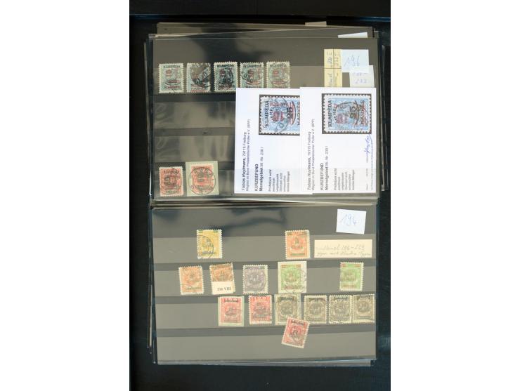 1920/39, sehr gute, fast ausschließlich gestempelte Partie mit vielen guten Werten dabei u.a. 1c(2), 13(9), 31IyPFIa, 33(3), 