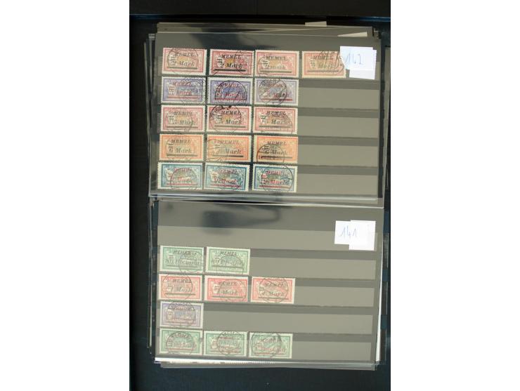 1920/39, sehr gute, fast ausschließlich gestempelte Partie mit vielen guten Werten dabei u.a. 1c(2), 13(9), 31IyPFIa, 33(3), 