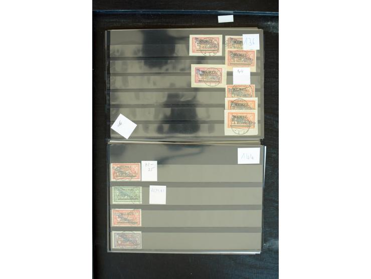 1920/39, sehr gute, fast ausschließlich gestempelte Partie mit vielen guten Werten dabei u.a. 1c(2), 13(9), 31IyPFIa, 33(3), 