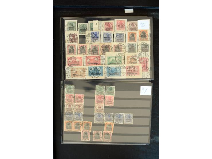1920/39, sehr gute, fast ausschließlich gestempelte Partie mit vielen guten Werten dabei u.a. 1c(2), 13(9), 31IyPFIa, 33(3), 