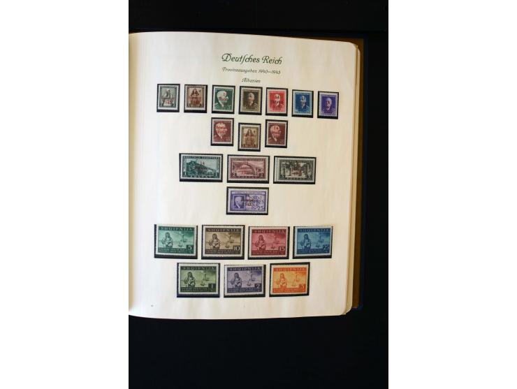 1939/45, postfrische, ungebrauchte und etwas gestempelte Sammlung mit u.a. Kotor Mi.-Nr. 1-6 (Befund Brunel), Laibach kpl., M