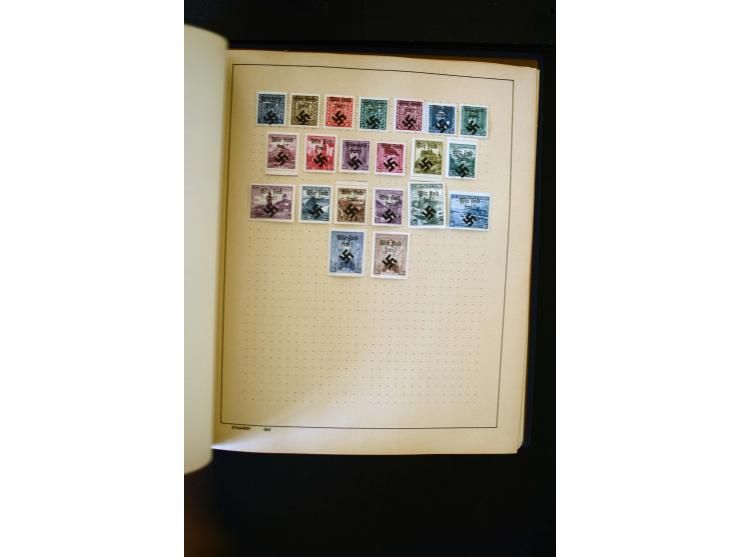 1939/45, postfrische, ungebrauchte und etwas gestempelte Sammlung mit u.a. Kotor Mi.-Nr. 1-6 (Befund Brunel), Laibach kpl., M