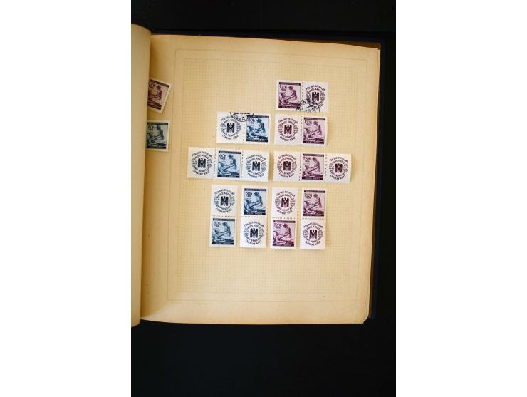 1939/45, postfrische, ungebrauchte und etwas gestempelte Sammlung mit u.a. Kotor Mi.-Nr. 1-6 (Befund Brunel), Laibach kpl., M