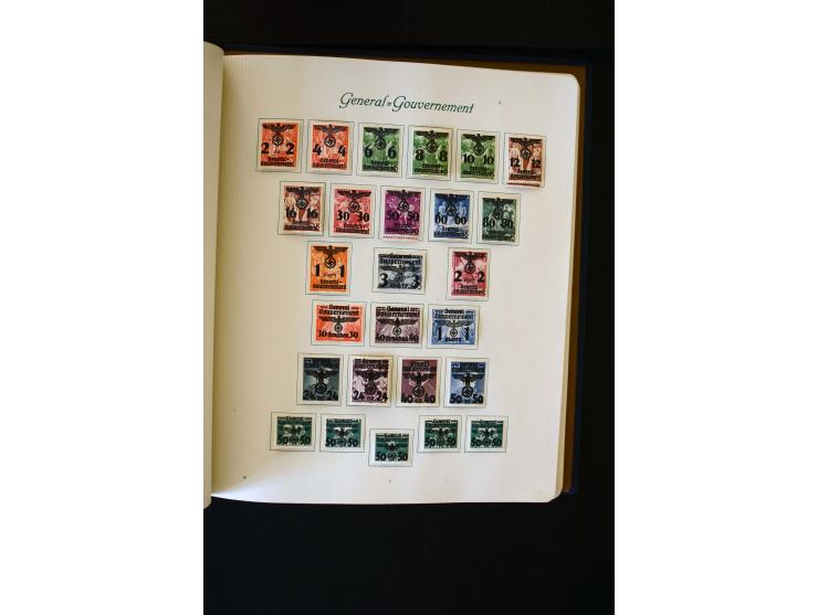 1939/45, postfrische, ungebrauchte und etwas gestempelte Sammlung mit u.a. Kotor Mi.-Nr. 1-6 (Befund Brunel), Laibach kpl., M
