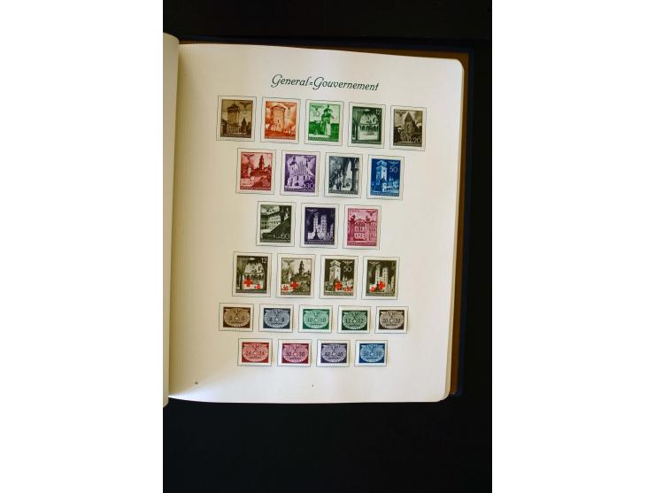 1939/45, postfrische, ungebrauchte und etwas gestempelte Sammlung mit u.a. Kotor Mi.-Nr. 1-6 (Befund Brunel), Laibach kpl., M