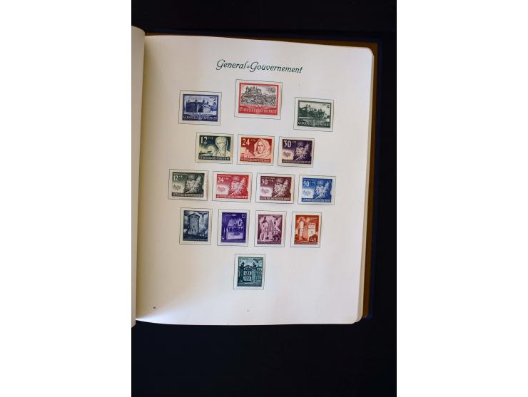 1939/45, postfrische, ungebrauchte und etwas gestempelte Sammlung mit u.a. Kotor Mi.-Nr. 1-6 (Befund Brunel), Laibach kpl., M