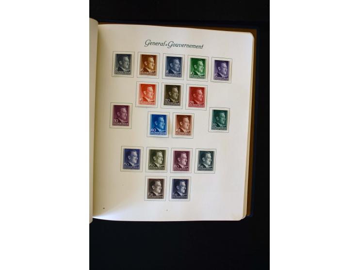 1939/45, postfrische, ungebrauchte und etwas gestempelte Sammlung mit u.a. Kotor Mi.-Nr. 1-6 (Befund Brunel), Laibach kpl., M