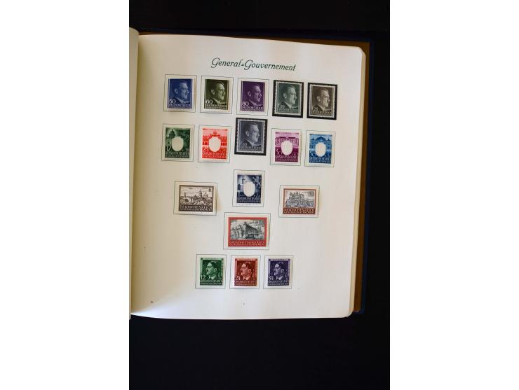 1939/45, postfrische, ungebrauchte und etwas gestempelte Sammlung mit u.a. Kotor Mi.-Nr. 1-6 (Befund Brunel), Laibach kpl., M