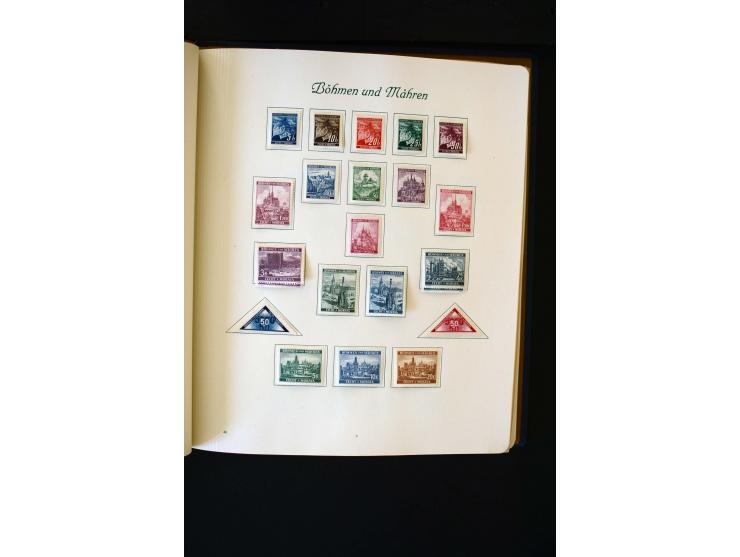 1939/45, postfrische, ungebrauchte und etwas gestempelte Sammlung mit u.a. Kotor Mi.-Nr. 1-6 (Befund Brunel), Laibach kpl., M