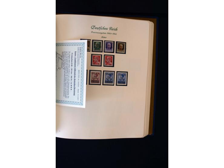 1939/45, postfrische, ungebrauchte und etwas gestempelte Sammlung mit u.a. Kotor Mi.-Nr. 1-6 (Befund Brunel), Laibach kpl., M