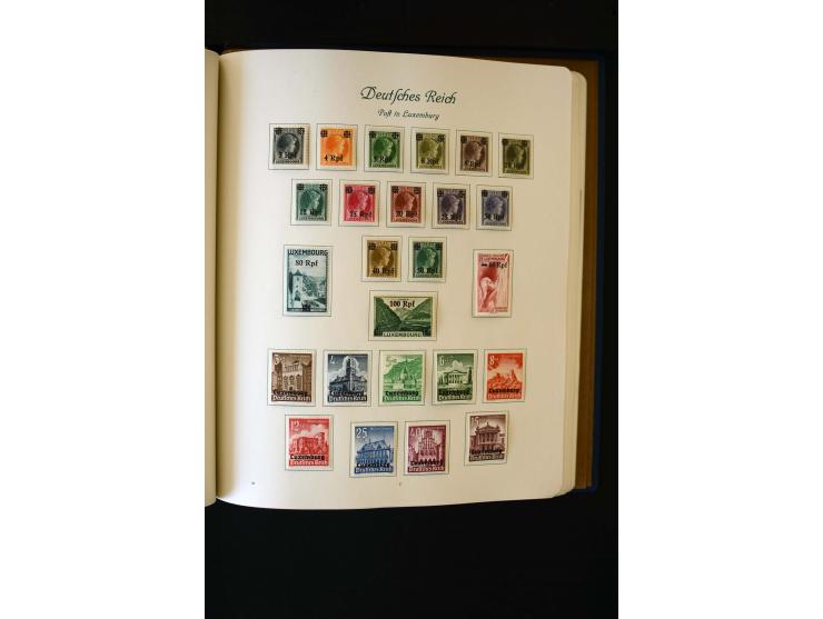 1939/45, postfrische, ungebrauchte und etwas gestempelte Sammlung mit u.a. Kotor Mi.-Nr. 1-6 (Befund Brunel), Laibach kpl., M