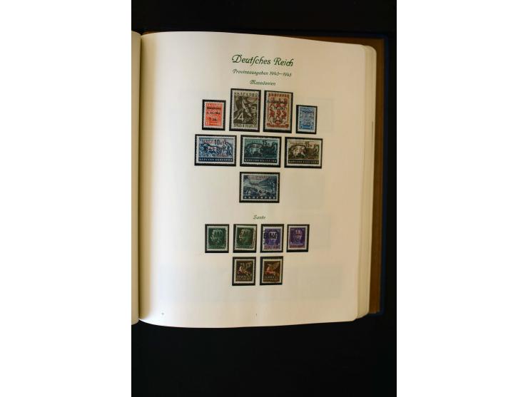 1939/45, postfrische, ungebrauchte und etwas gestempelte Sammlung mit u.a. Kotor Mi.-Nr. 1-6 (Befund Brunel), Laibach kpl., M
