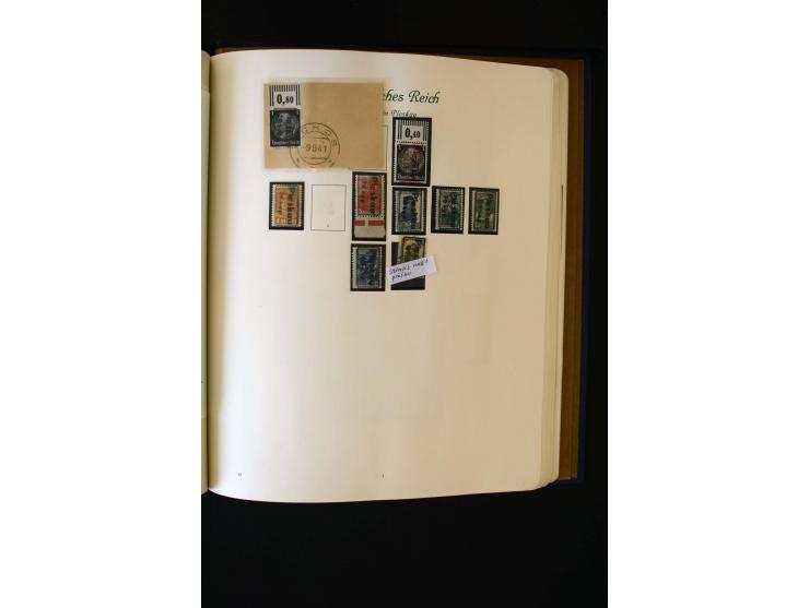 1939/45, postfrische, ungebrauchte und etwas gestempelte Sammlung mit u.a. Kotor Mi.-Nr. 1-6 (Befund Brunel), Laibach kpl., M