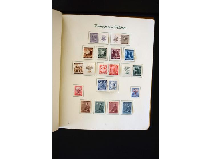 1939/45, postfrische, ungebrauchte und etwas gestempelte Sammlung mit u.a. Kotor Mi.-Nr. 1-6 (Befund Brunel), Laibach kpl., M