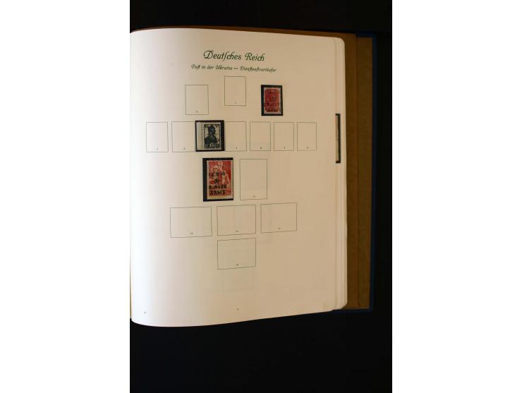 1939/45, postfrische, ungebrauchte und etwas gestempelte Sammlung mit u.a. Kotor Mi.-Nr. 1-6 (Befund Brunel), Laibach kpl., M